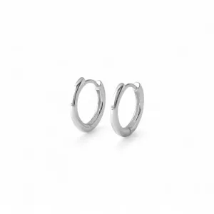 Brinco Argola Tubinho Prata 925 Lisa - 1,5cm
