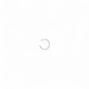 Brinco Piercing Argola Fina Prata 925