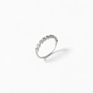 Anel Entrelaçado Prata 925 com Zircônias