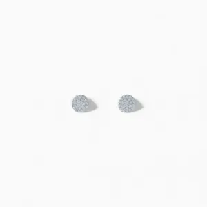 Brinco Círculo Prata 925 Cravejado com Zircônias