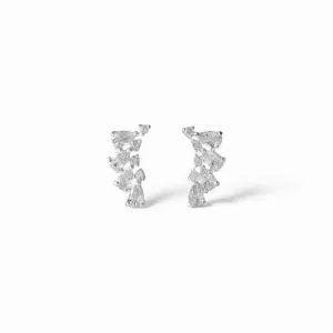 Brinco Earcuff Prata 925 com Zircônias