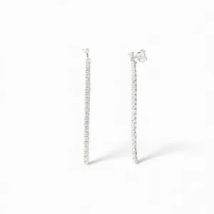 Brinco Festa Riviera Prata 925 com Zircônias