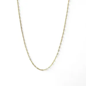 Corrente Elo Cartier Banhada a Ouro 18k - 70cm