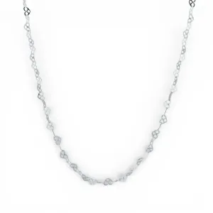Colar Elo Coração Prata 925 - 45cm