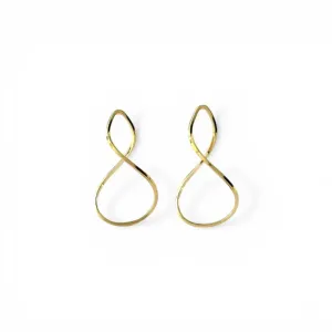 Brinco Infinito Banhado a Ouro 18k