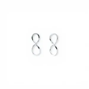 Brinco Infinito Folheado a Prata