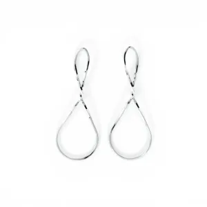 Brinco Infinito Folheado a Prata