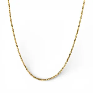 Colar Choker Cordão Banhado a Ouro 18k - 38cm
