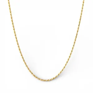 Corrente Cordão Baiano Fino Banhado a Ouro 18k - 45cm