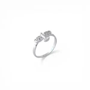 Anel Espírito Santo Prata 925 com Zircônias