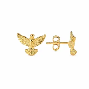 Brinco Espírito Santo Banhado a Ouro 18k - 1,1cm