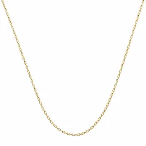Corrente Masculina Elo Cadeado Banhada a Ouro 18k -  60cm