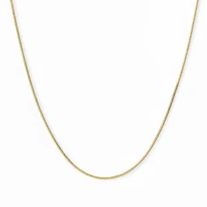 Corrente Veneziana Banhada a Ouro 18k - 60cm