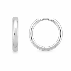 Brinco Argola (3mm) Folheado a Prata - 1,7 cm