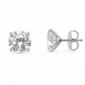 Brinco Ponto de Luz Prata 925 com Zircônia - 10 mm
