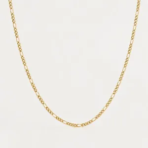 Corrente Elo 3x1 (3mm) Banhado a Ouro 18k - 45 cm