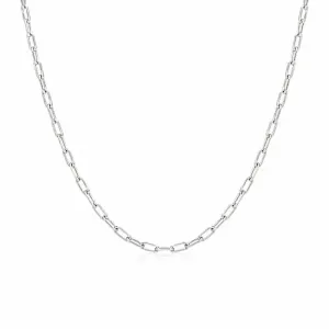 Corrente Infantil Masculina Estilo Cartier Prata 925 - 45 cm