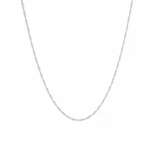 Corrente Singapura Prata 925 - 40 cm + 5 cm (Alongador)