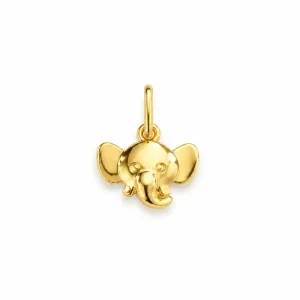 Pingente Elefante Banhado a ouro 18k - 8 mm