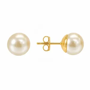 Brinco Pérola Banhado a Ouro 18k - 10 mm