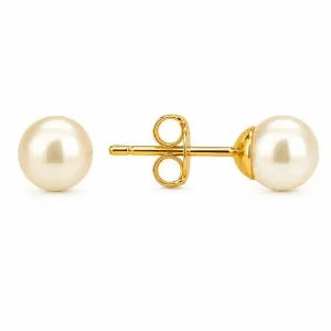 Brinco Pérola Banhado a Ouro 18k - 8 mm