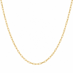 Corrente Masculina Elo Cartier Banhada a Ouro 18k - 60cm