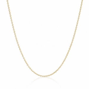 Corrente Mini Elo Português Banhado a Ouro 18k - 40cm