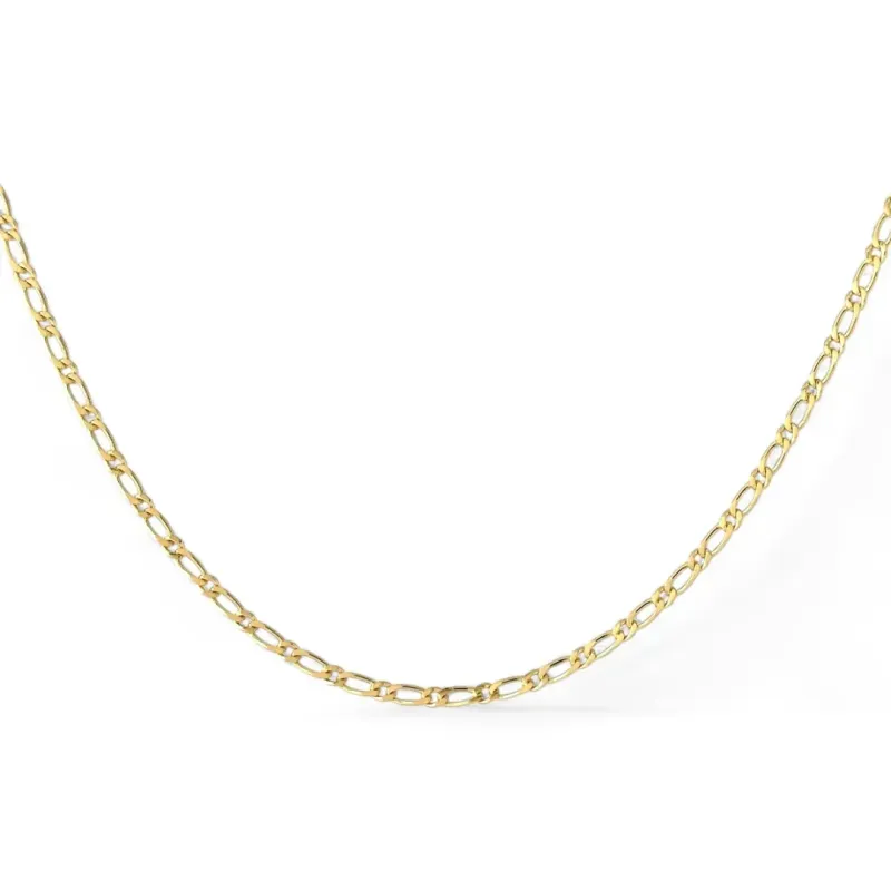 Corrente Masculina Elo 1 em 1 Banhada a Ouro 18k