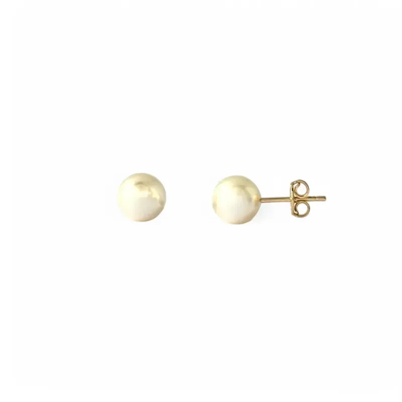Brinco Pérola Banhado a Ouro 18K