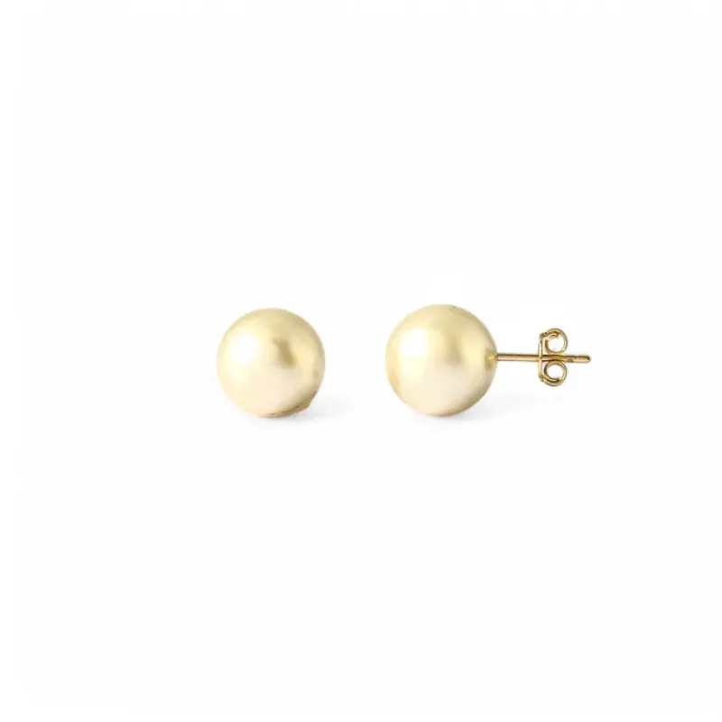 Brinco Perola Banhado a Ouro 18K-  GG