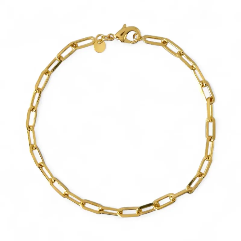 Pulseira Elo Cartier Banhada a Ouro 18k - 16cm