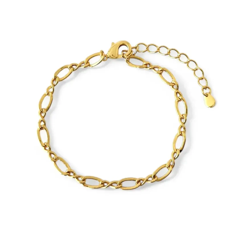Pulseira Elo Infinito Banhada a Ouro 18k