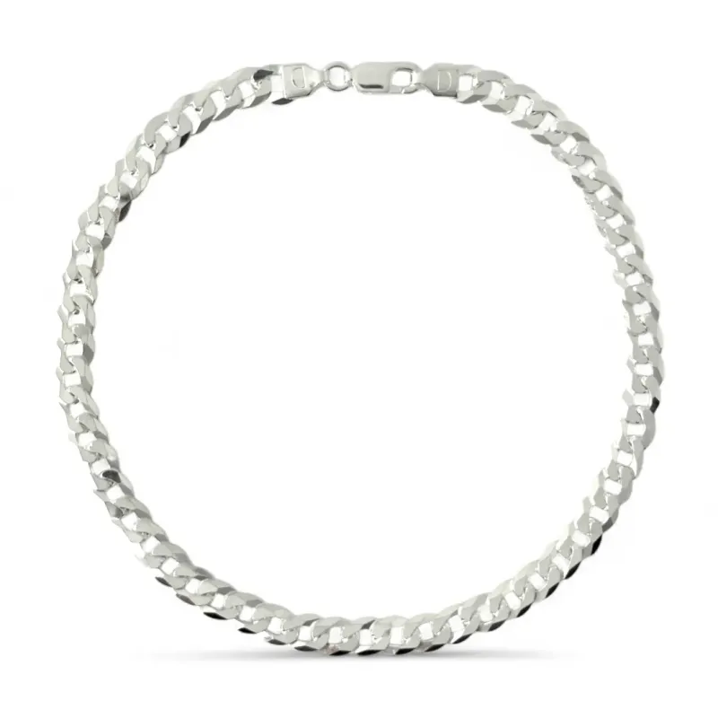 Pulseira Masculina Elo 1 em 1 Prata 925 - 23cm