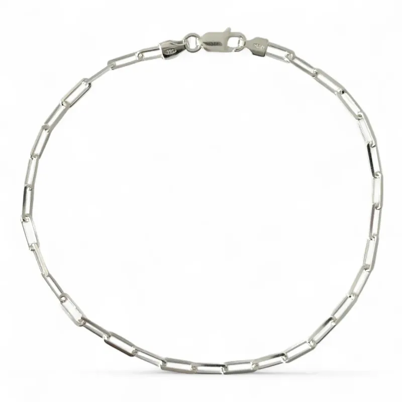 Pulseira Masculina Elo Cartier Prata 925 - 22cm