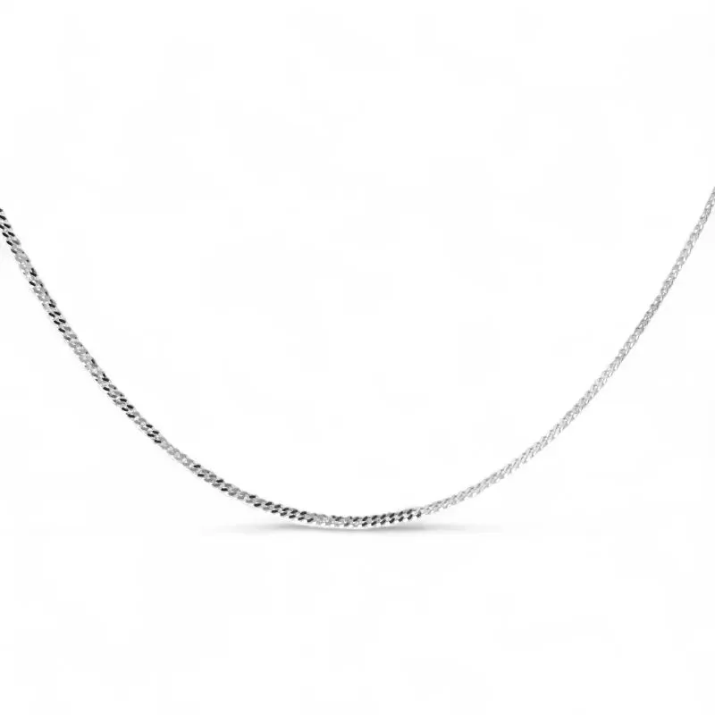 Corrente Masculina Elo Grumet Fino Prata 925 - 60cm