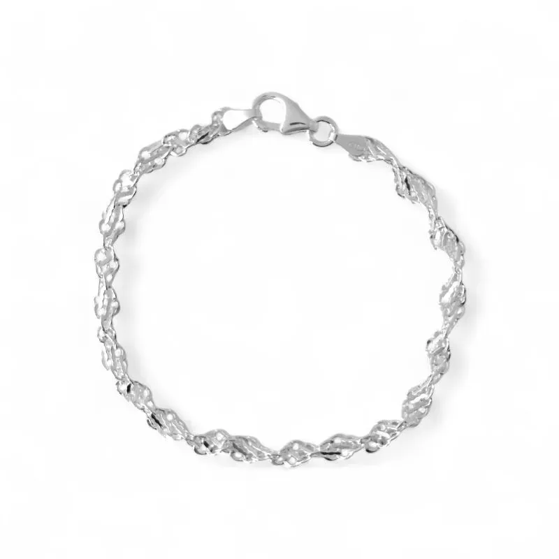 Pulseira Torcida Prata 925