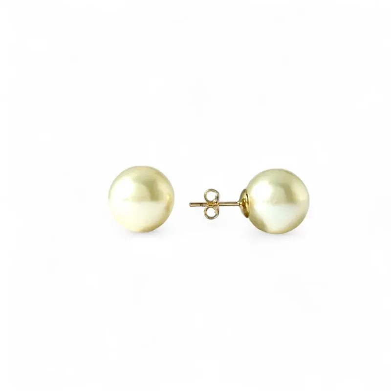 Brinco Pérola Banhado a Ouro 18k - 12mm