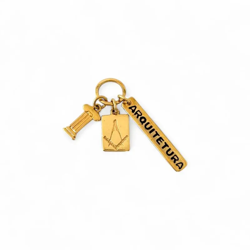 Pingente Profissão Arquitetura Banhado a Ouro 18k