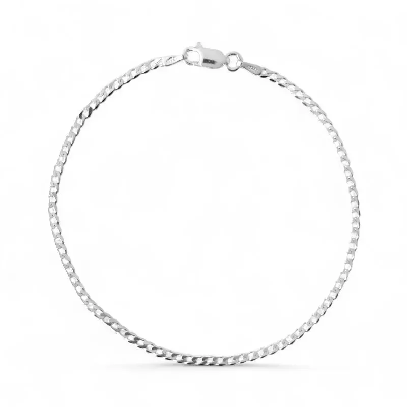 Pulseira Masculina Elo Grumet Prata 925 - 20cm