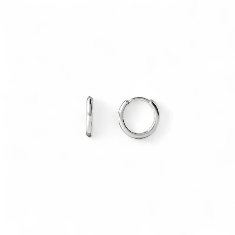 Brinco Argola Prata 925 Lisa - 1,4cm