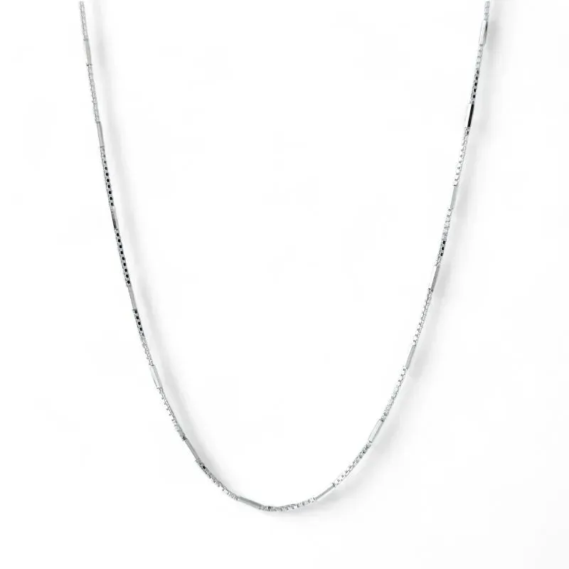 Colar Tubinho Prata 925 - 45 cm