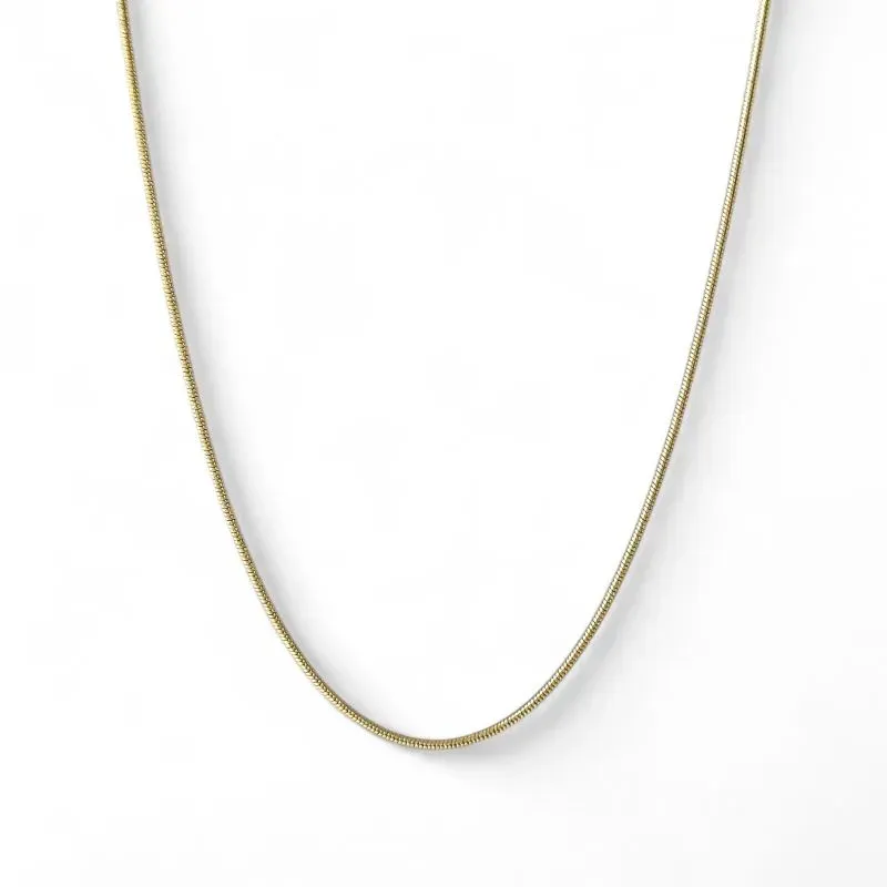 Corrente Rabo de Rato Banhada a Ouro 18K - 40cm