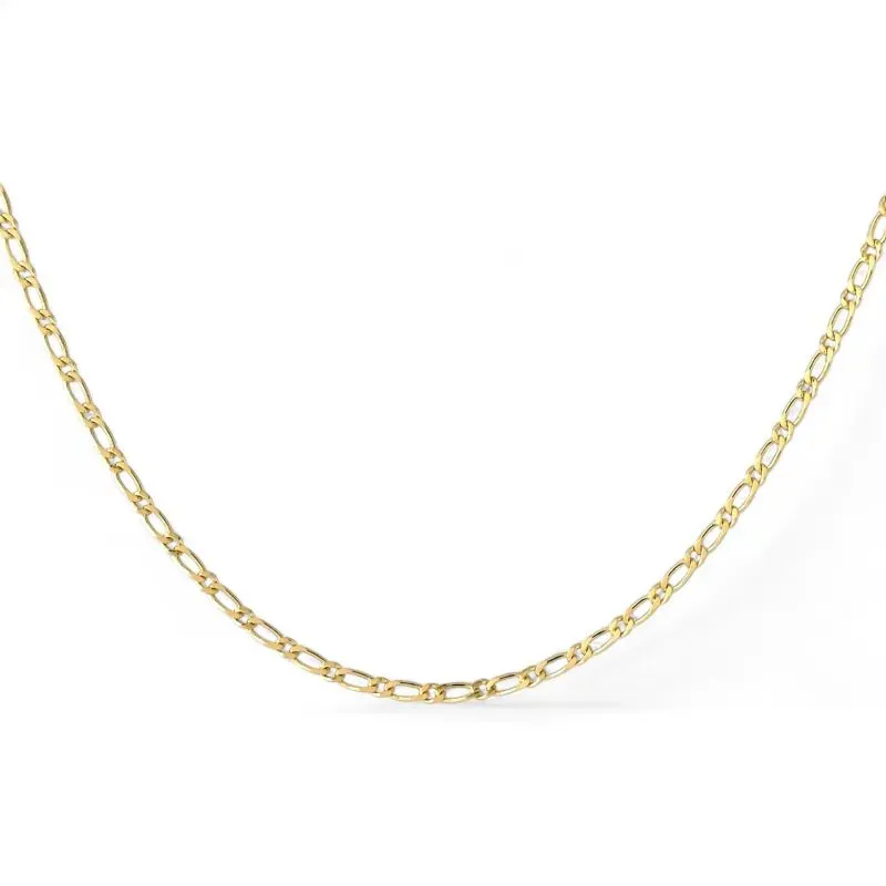 Corrente Masculina Elo 1 em 1 Banhada a Ouro 18k - 60cm