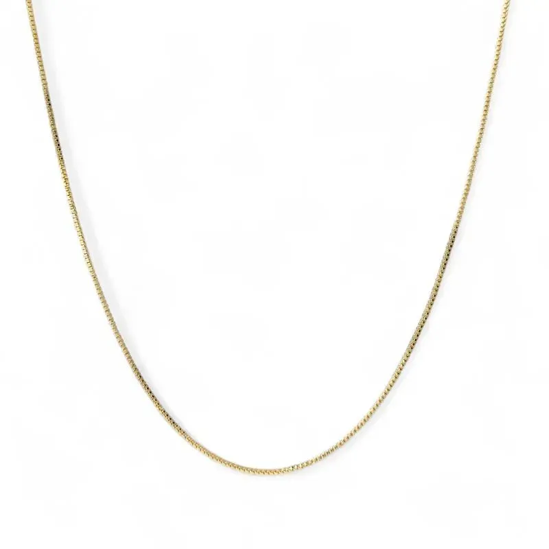 Corrente Veneziana Banhada a Ouro 18k - 45cm