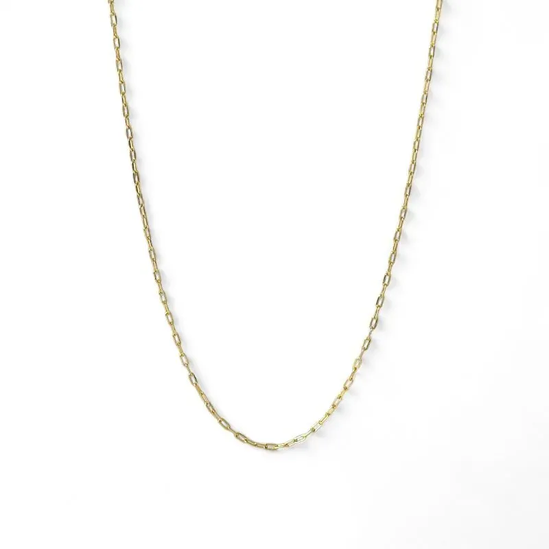 Corrente Elo Cartier Banhada a Ouro 18k - 45cm