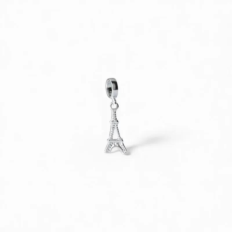 Pingente Berloque Torre Eiffel Prata 925