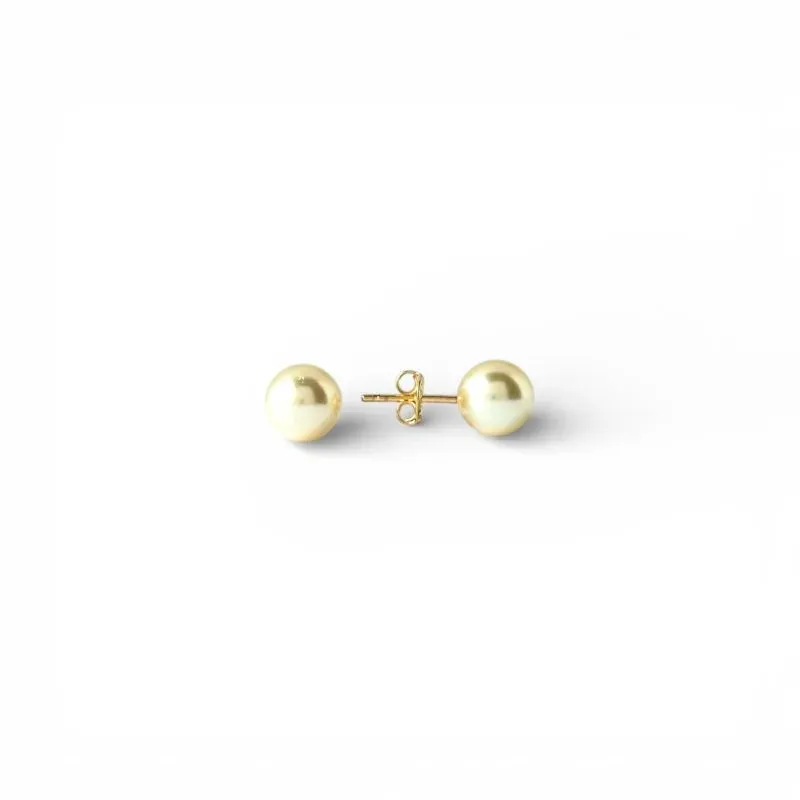 Brinco Pérola Banhado a Ouro 18K - 0,6cm