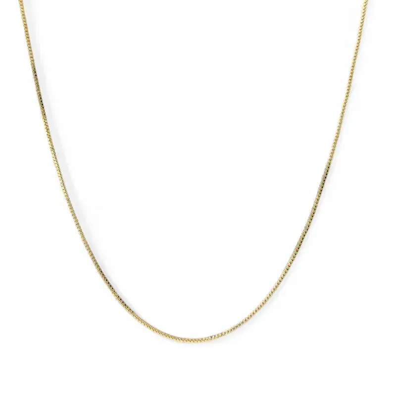 Corrente Veneziana Banhada a Ouro 18k - 50cm