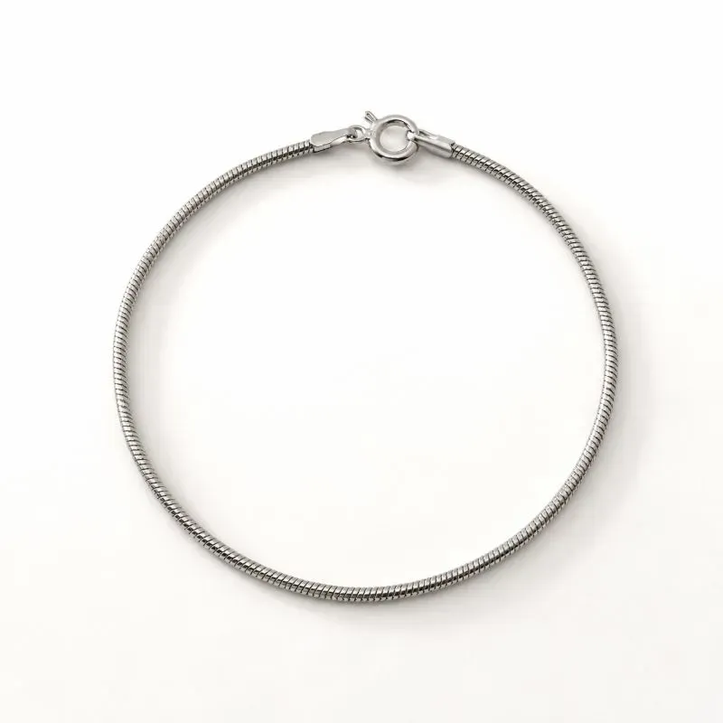 Pulseira Rabo de Rato Prata 925 - 18,5cm