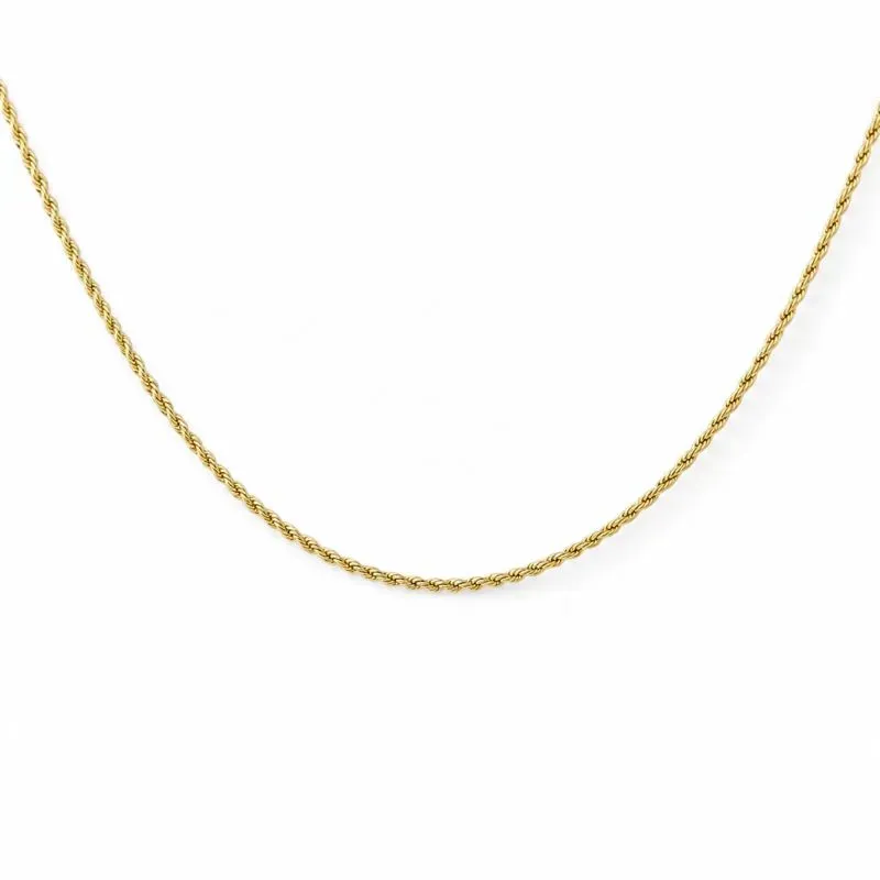 Corrente Cordão Baiano Banhado a Ouro 18k - 50cm